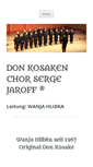 Mobile Screenshot of don-kosaken-chor.de